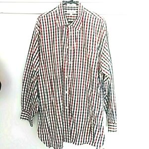 John W. Nordstrom Poplin/Check Shirt, Plaid, Madras